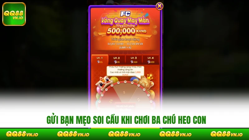 Gửi bạn mẹo soi cầu khi chơi Ba Chú Heo Con